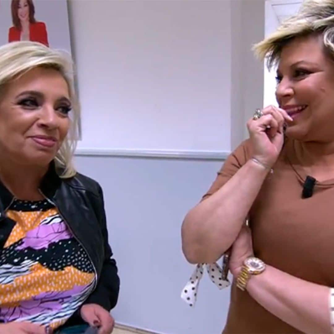 Terelu Campos se emociona ante la despedida de Carmen Borrego como colaboradora