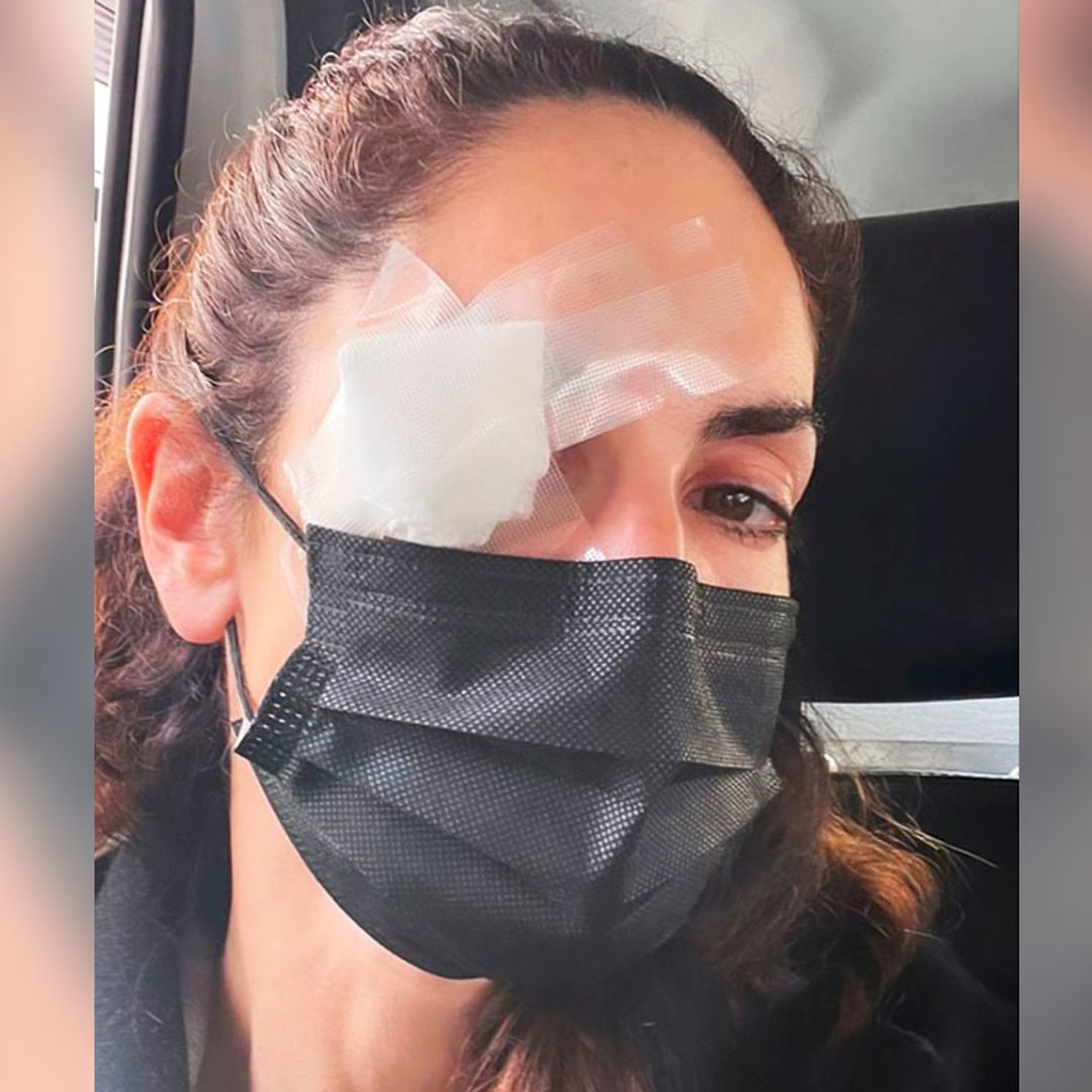 Eugenia Silva, operada de un ojo por 'pequeñas averías'