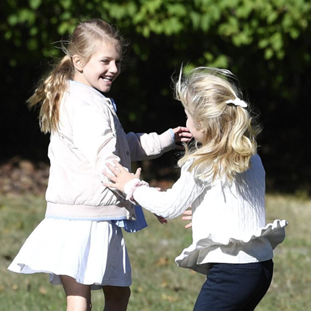 Estelle de Suecia, la niña más feliz del mundo en su primer día de colegio
