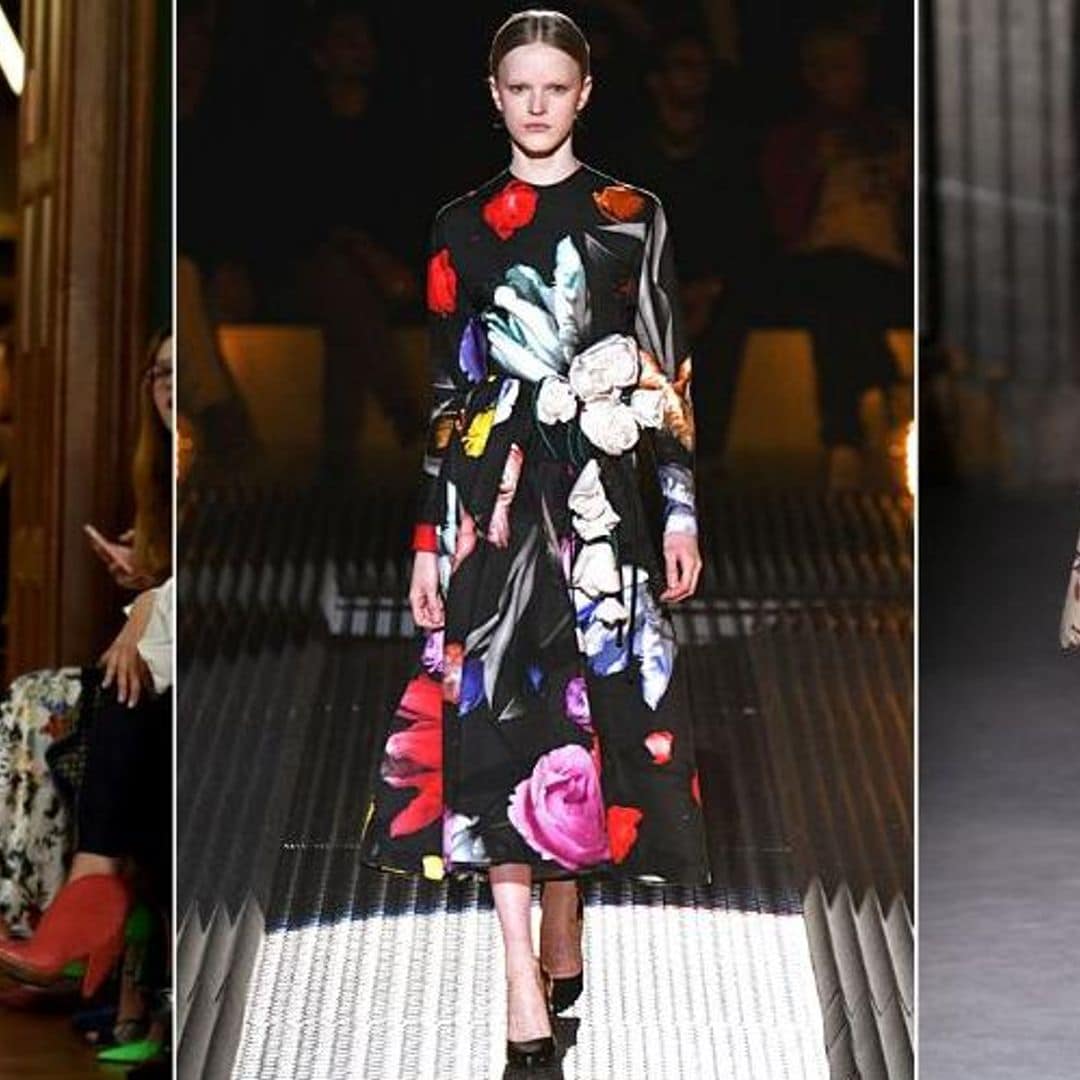 En otoño también puedes lucir estampado de flores, ¡mira cómo llevarlo!
