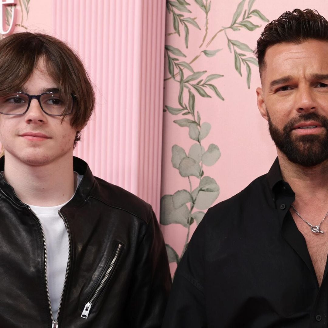 Valentino, el hijo de Ricky Martin, se muestra como su fan #1 en un concierto por España