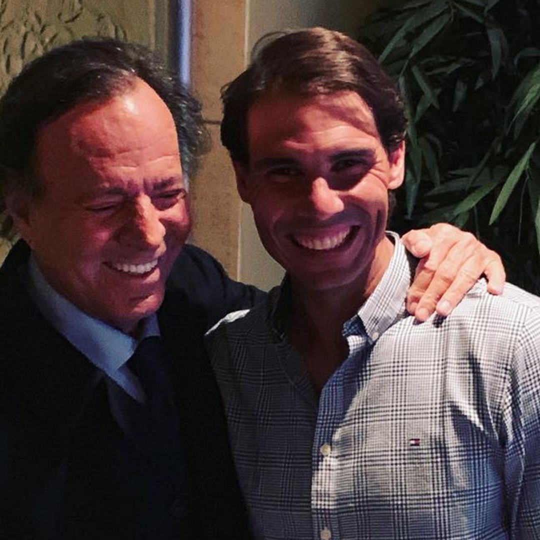 Rafa Nadal se reencuentra con su gran amigo Julio Iglesias