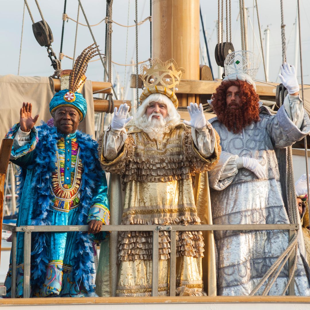 Los Reyes Magos llegan al puerto de Barcelona