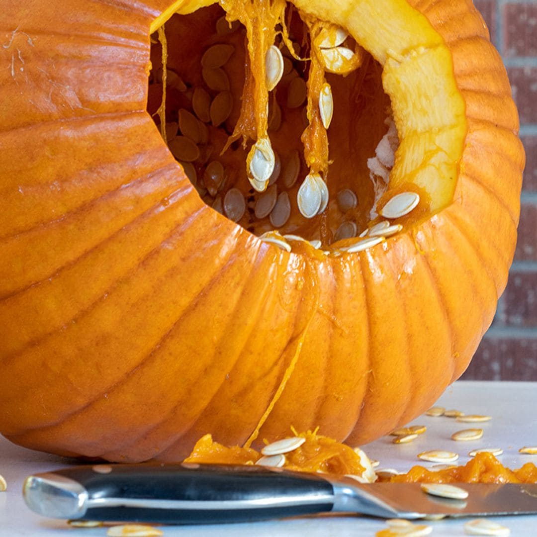 Cómo aprovechar los restos de una calabaza de Halloween