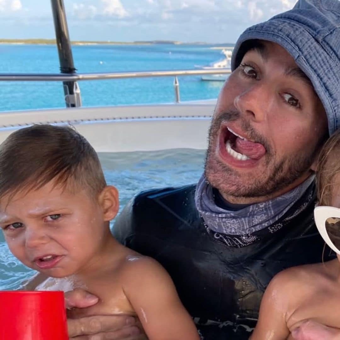 Así es la faceta más dulce de Enrique Iglesias como padre de familia