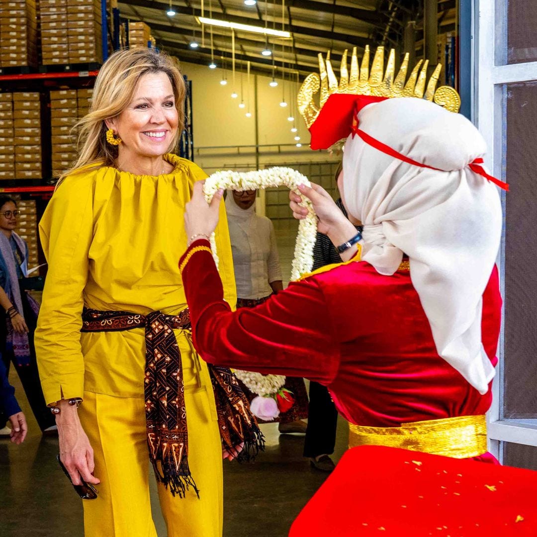 El misterio del amarillo: por qué Máxima de Holanda elige en Indonesia este color que fue exclusivo de los emperadores