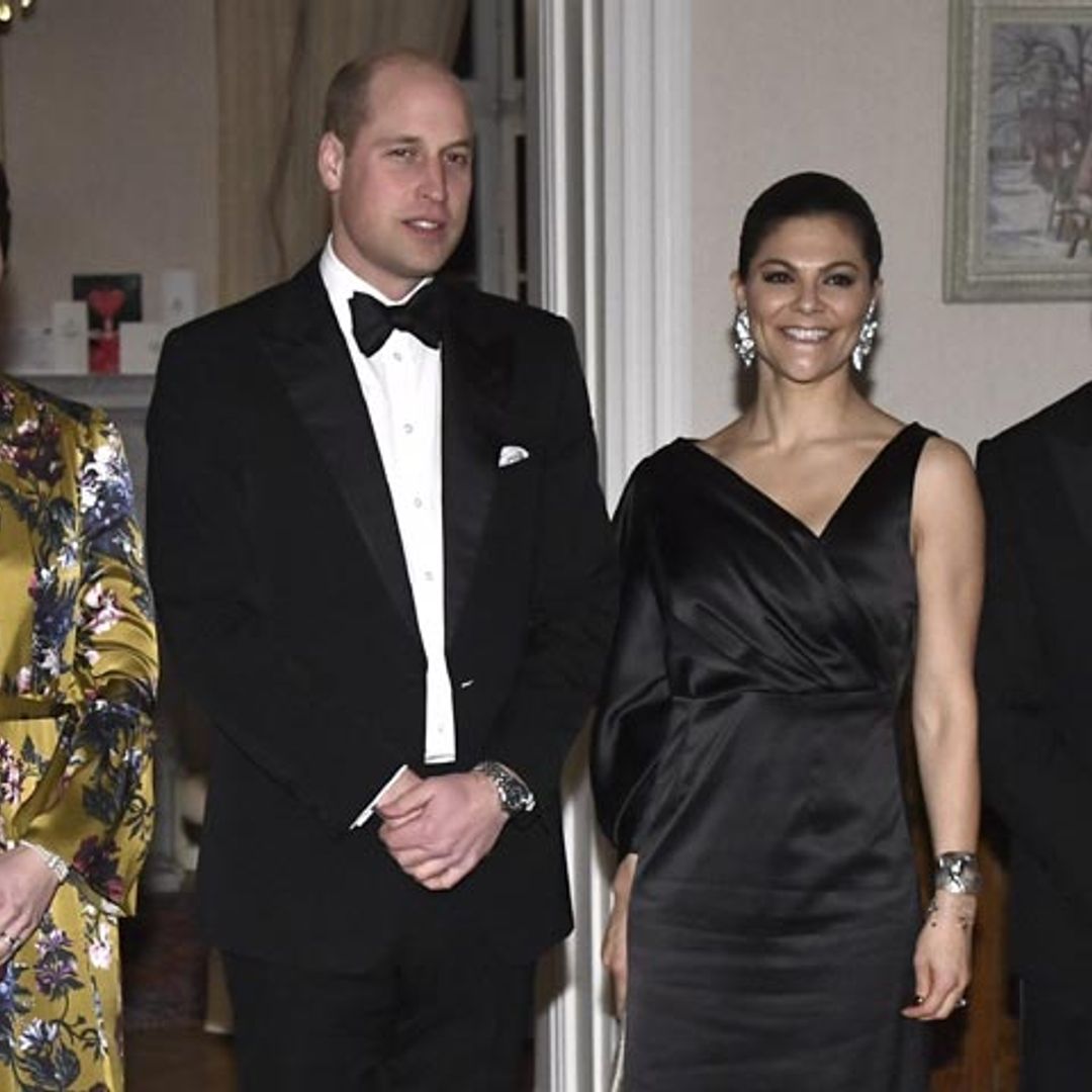 ¡Cena de gala con aires hollywoodienses! Los Duques de Cambridge y la realeza sueca se dan cita con Alicia Vikander