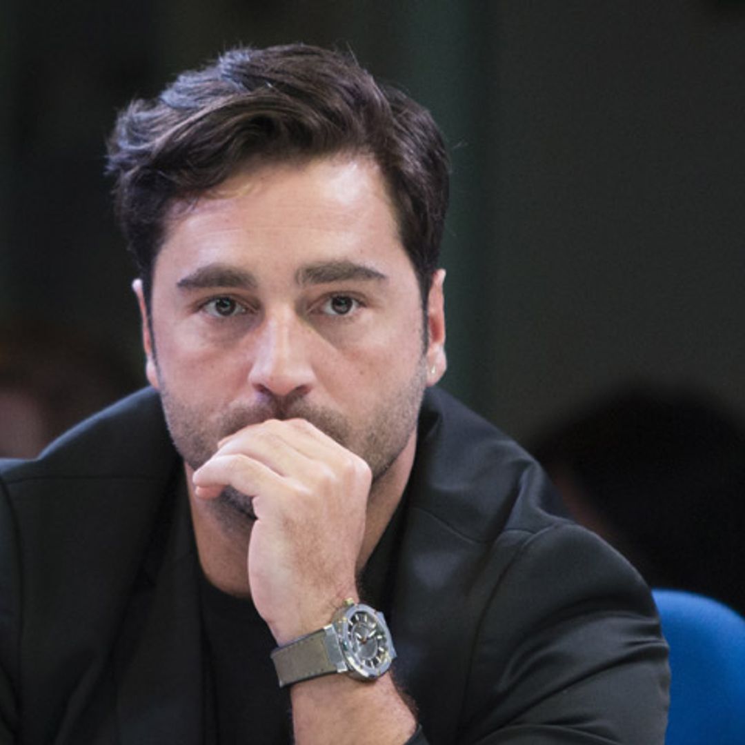 La seriedad de David Bustamante en su reaparición profesional