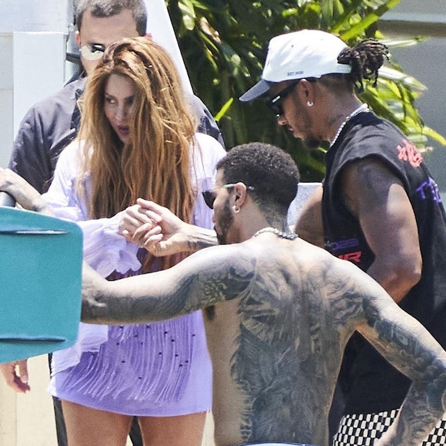 shakira y lewis hamilton