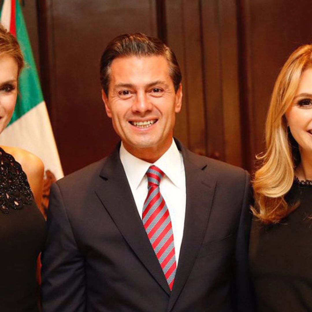 El reencuentro de la Reina con el presidente Peña Nieto y su mujer Angélica Rivera