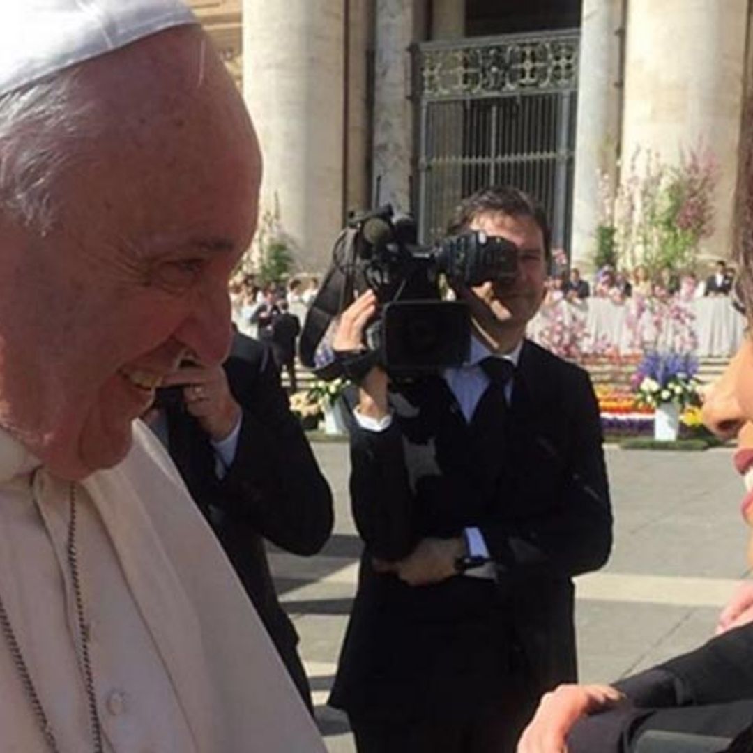 Eva Longoria, de la emoción de su encuentro con el Papa a la solidaridad en Madrid