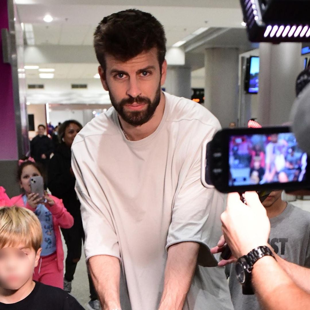 Milan y Sasha regresan a Miami con Piqué; no van a la boda de su tío Marc