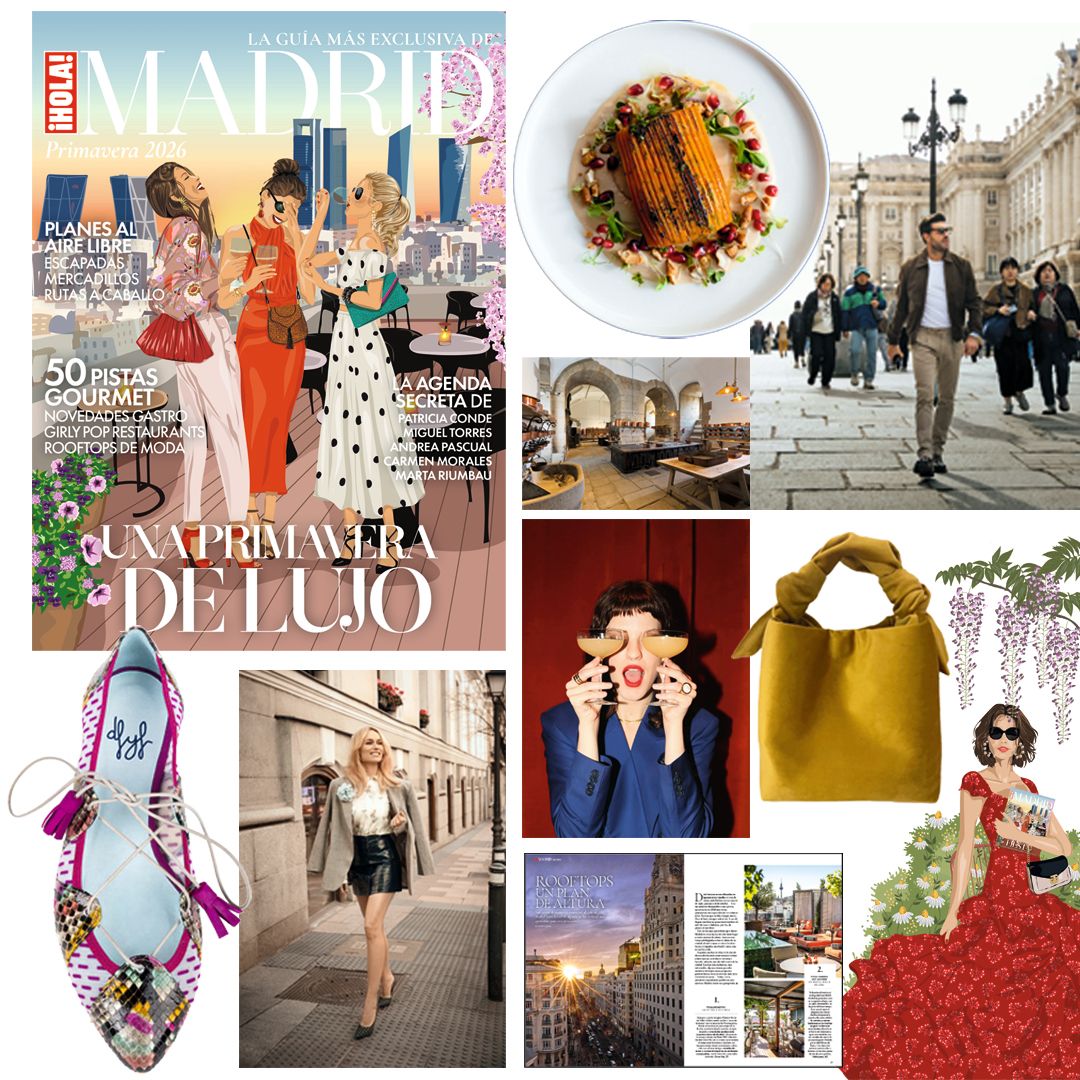 Ya está a la venta la nueva guía ¡HOLA! Madrid con planes al aire libre, pistas gastro y rooftops de moda para una primavera de lujo