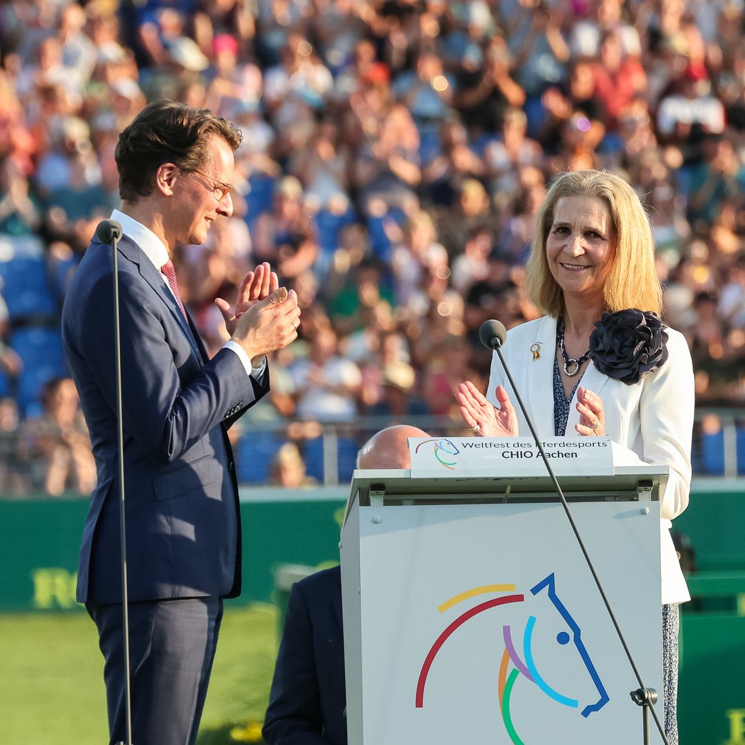 El importante papel de la infanta Elena en el mayor festival hípico del mundo: "Muy orgullosa de España"