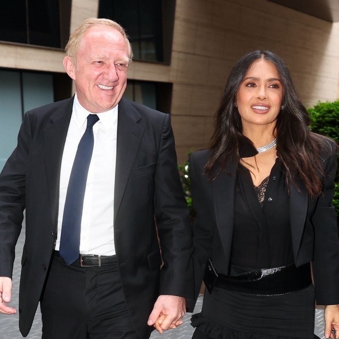 Salma Hayek celebra el cumpleaños de su esposo, François-Henri Pinault con una romántica velada