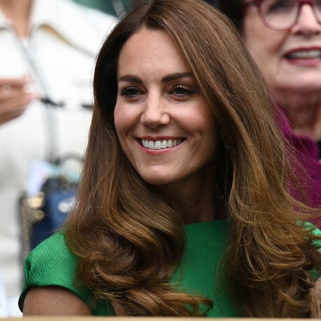 Kate Middleton estrena en Wimbledon un vestido verde que no es como los demás