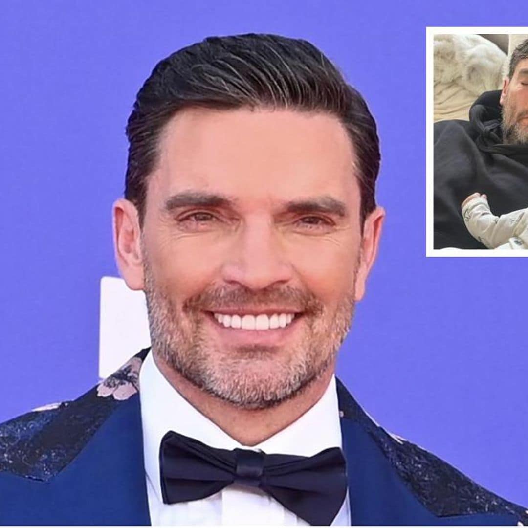 Julián Gil se reencuentra con su nieto Oliver en Madrid