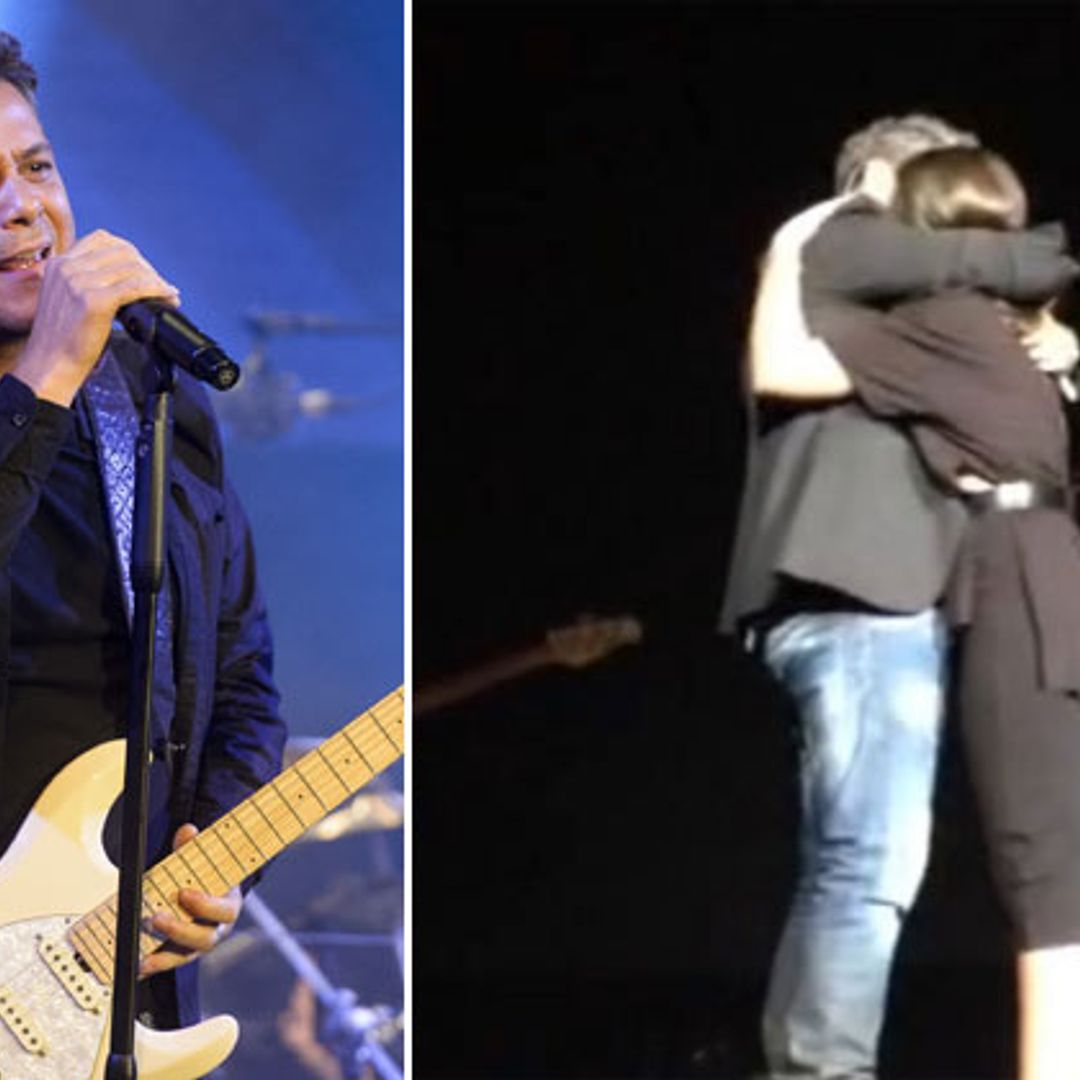 El momento mágico de Alejandro Sanz con su hija Manuela en el escenario... ¡haciéndole los coros!