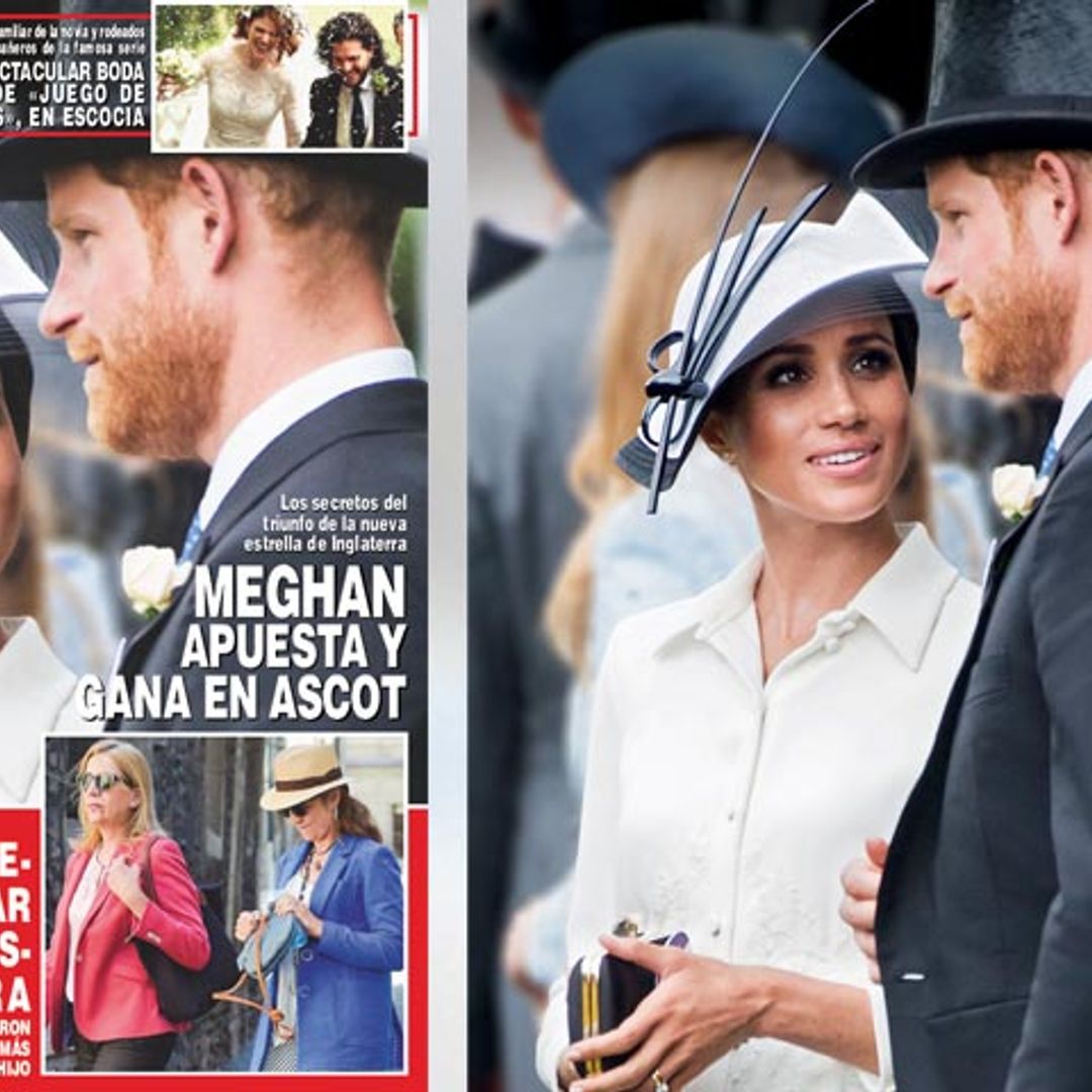 En ¡HOLA!, Meghan apuesta y gana en Ascot