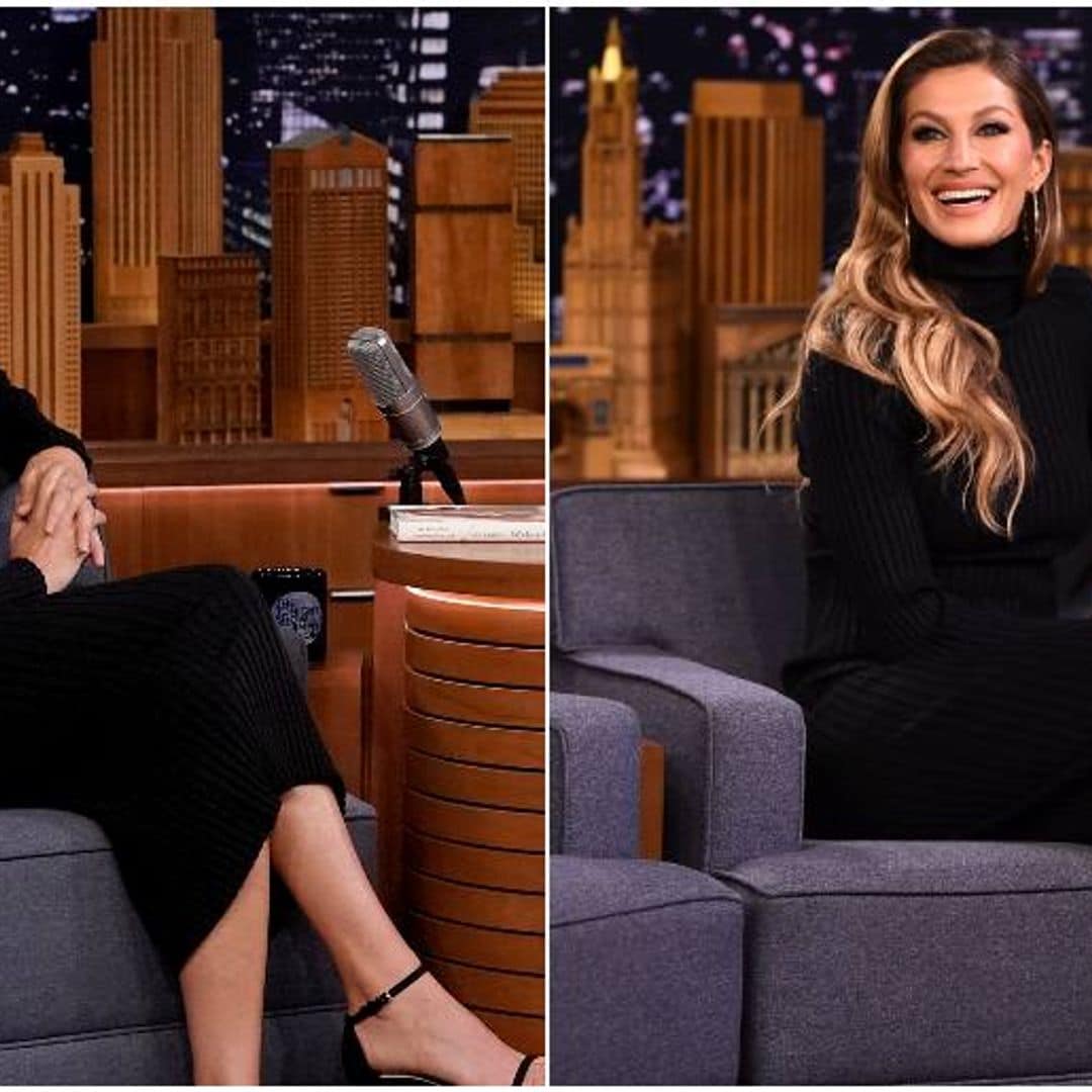 Gisele Bündchen y los 'sweater dresses' ¡ideales para el invierno!