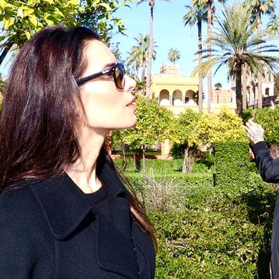 ¡Con un guía de excepción! Pilar Rubio, una intrépida turista en la tierra de Sergio Ramos