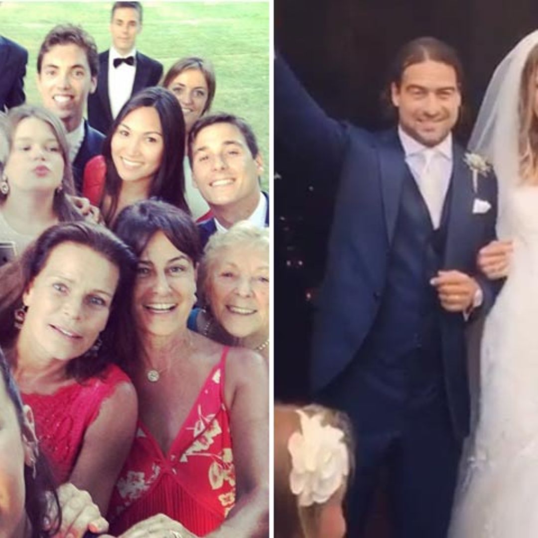 Estefanía de Mónaco y sus hijos, de boda familiar en Italia