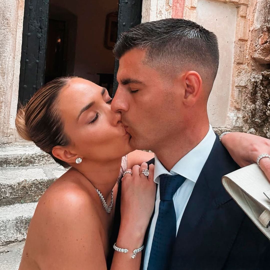 Alice Campello y Álvaro Morata, más unidos que nunca, reviven su historia de amor en una boda muy especial