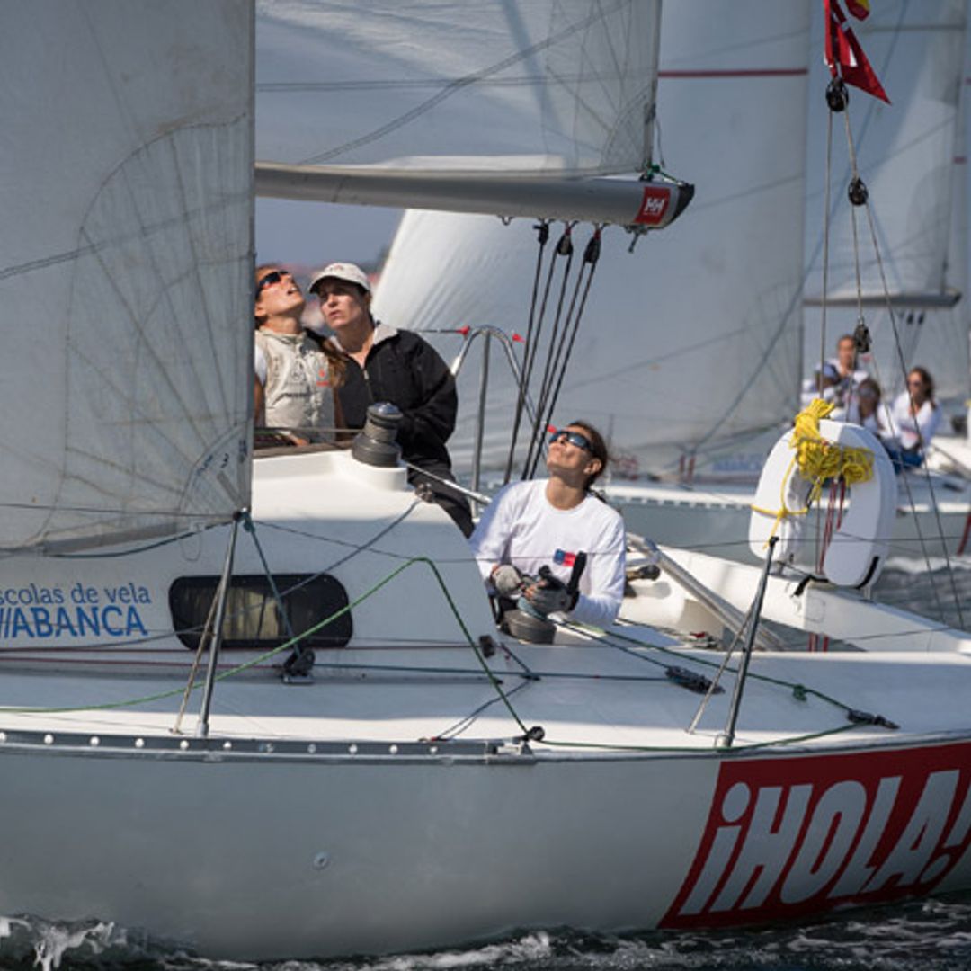 La tripulación ¡HOLA! gana el primer puesto en la regata ¡HOLA! Ladies Cup, en la que estuvo presente el rey Juan Carlos