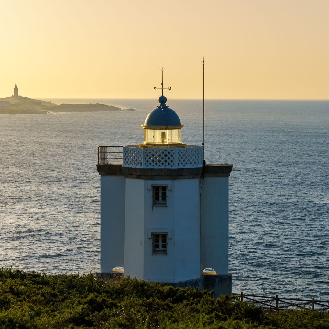 Faro grande de Mera, Oleiros, A Coruña, Galicia