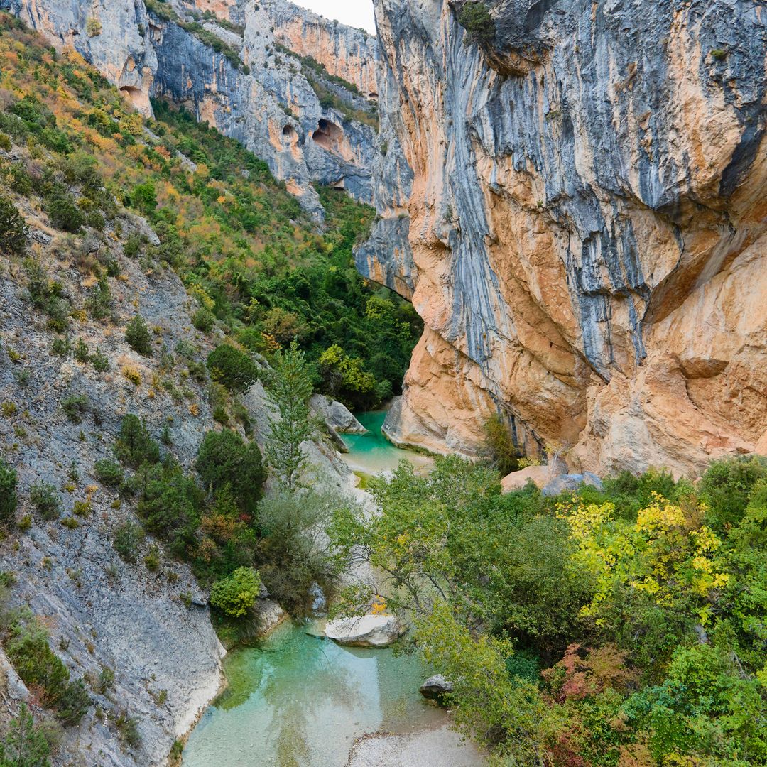 Gargantas en la sierra de Guara, Huesca