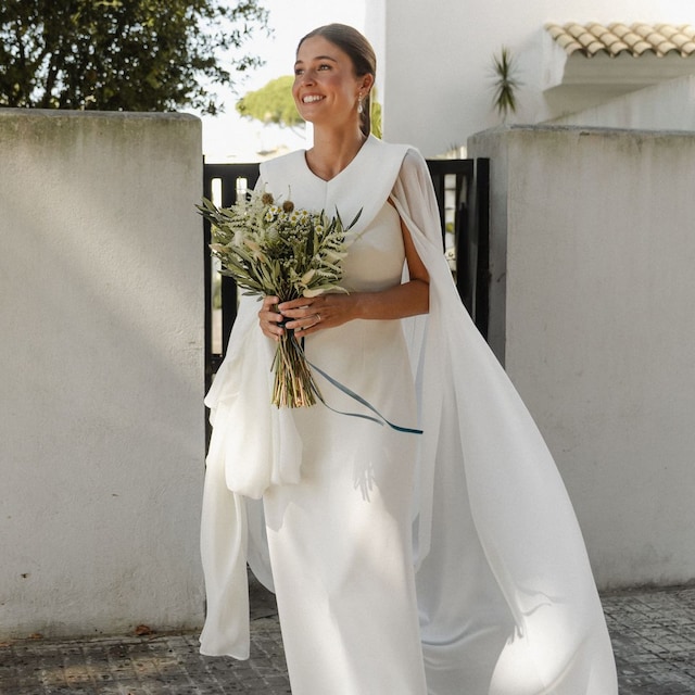 Vestido de novia desmontable a medida