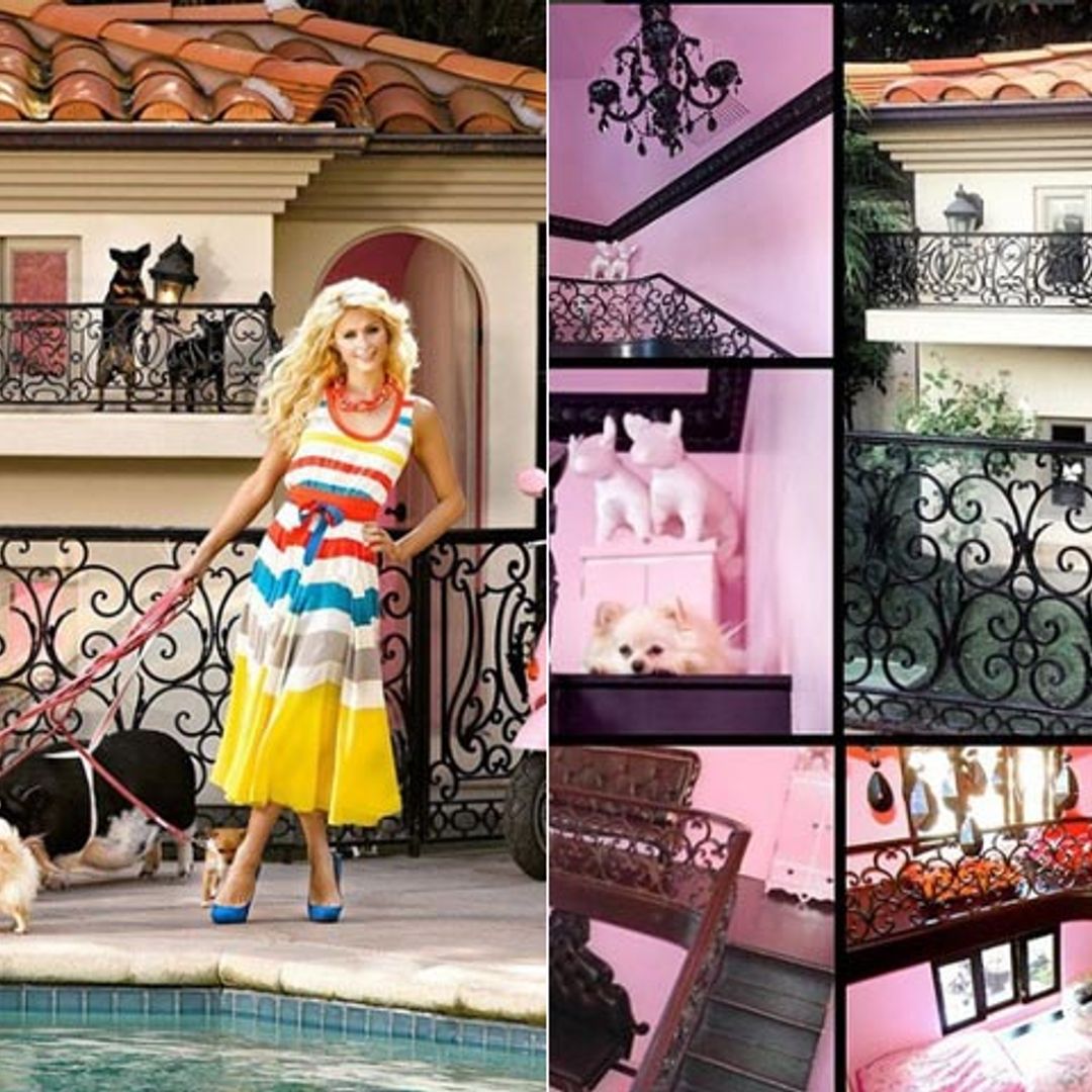 Ni te imaginas cómo es la espectacular mansión para perros de Paris Hilton