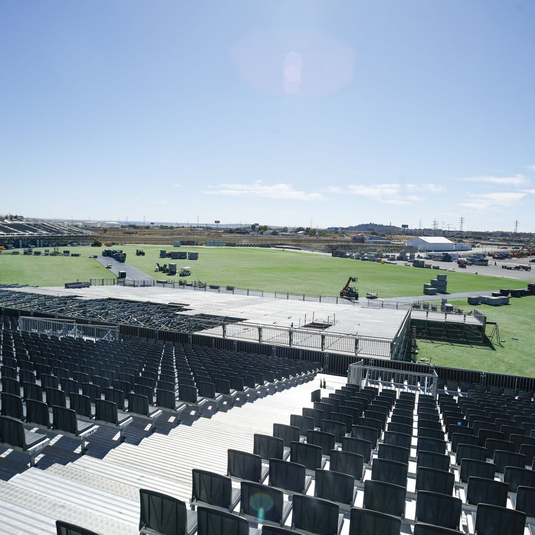 Estadio Shakira en Madrid visto desde las gradas