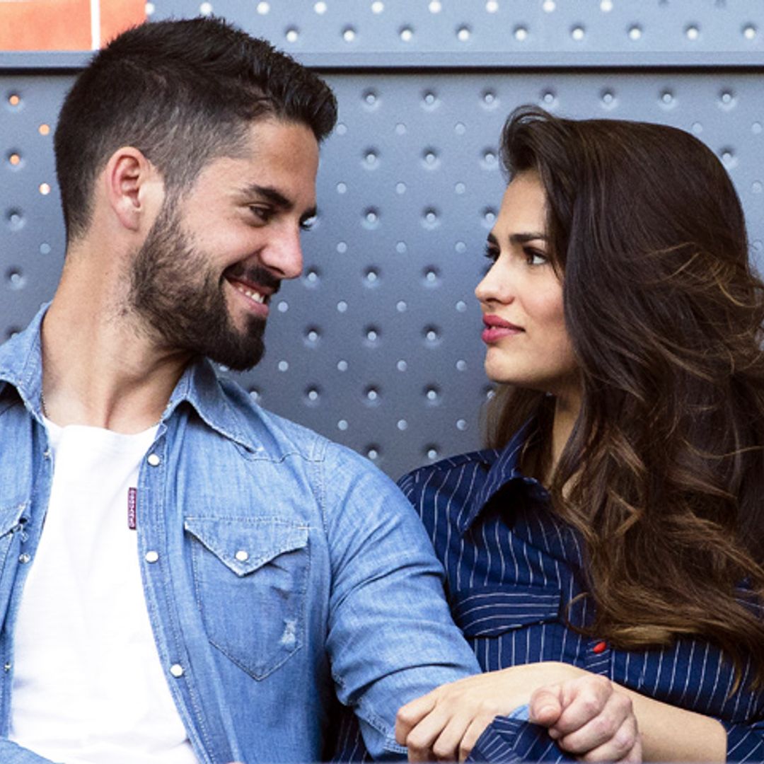 Sara Sálamo, Isco Alarcón y sus románticos mensajes a miles de kilómetros de distancia