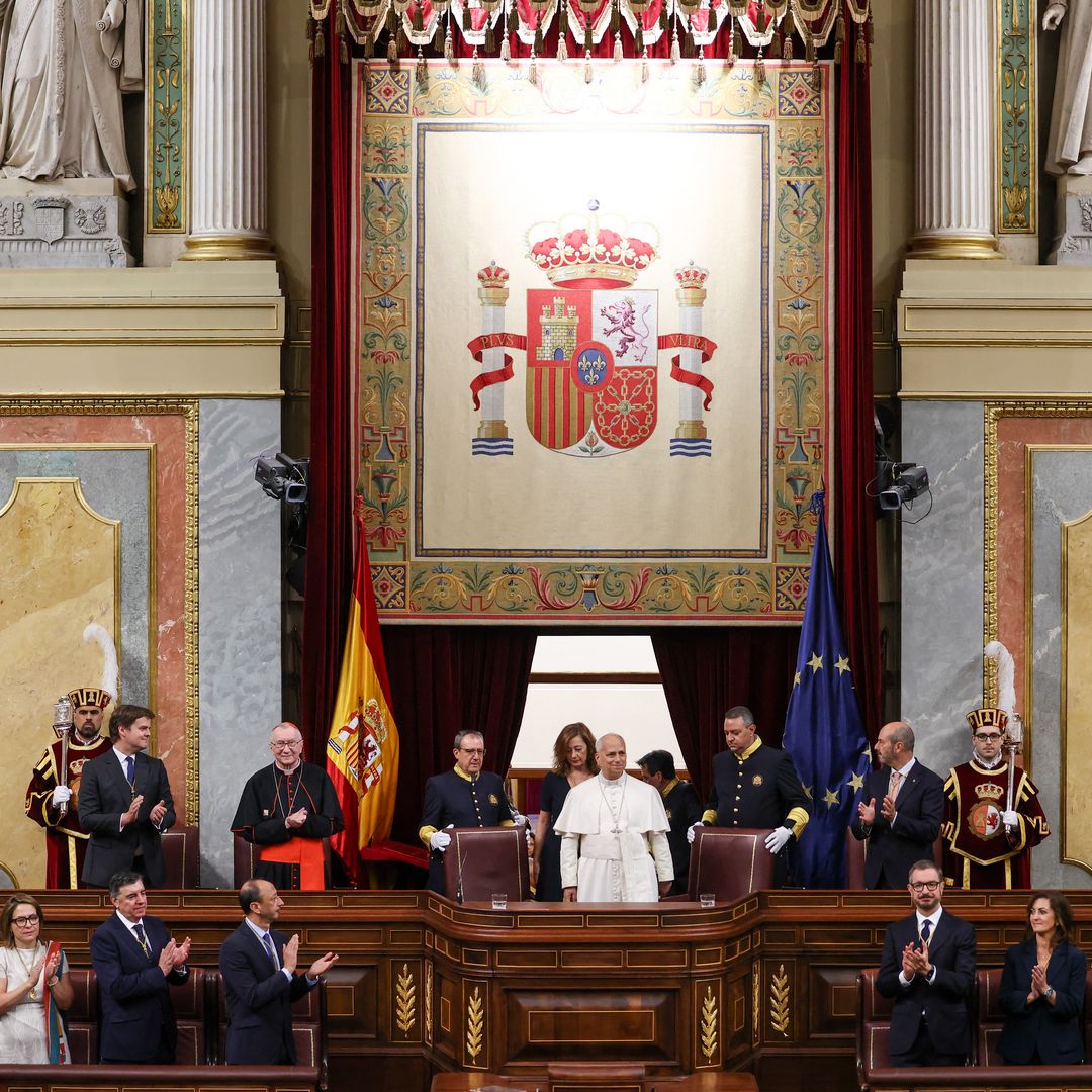 El histórico discurso del papa León XIV en el Congreso de los Diputados en Madrid