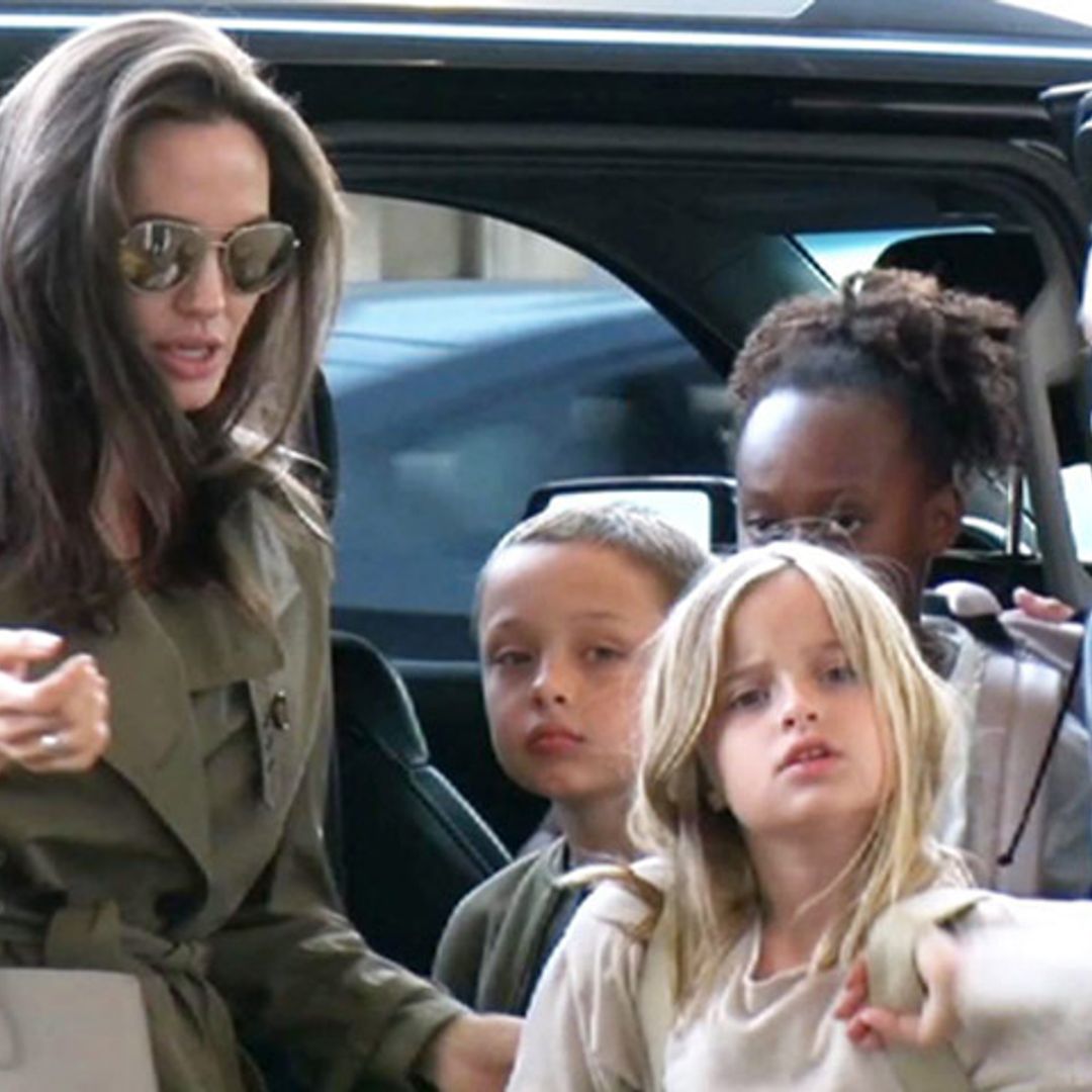 Angelina Jolie celebra el Día del Padre de vacaciones con sus hijos