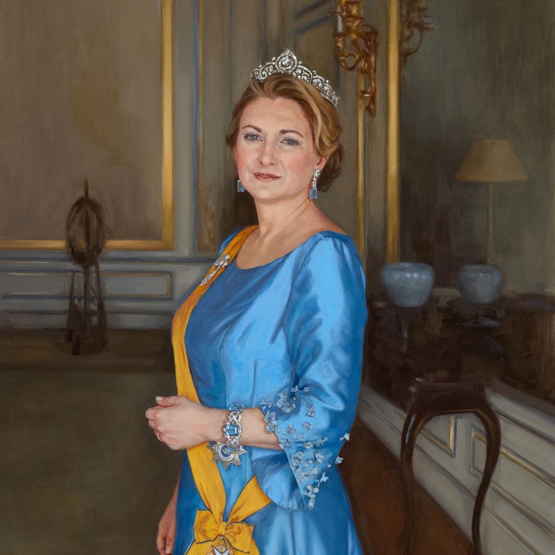 David Rato, experto en joyas, analiza el retrato de Stéphanie de Luxemburgo, que estrena la tiara favorita de su suegra