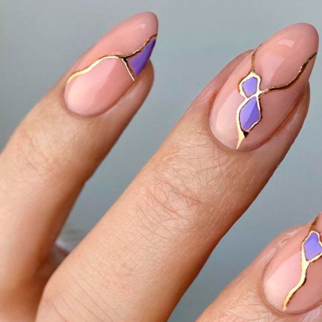 Manicura 'Kintsugi', la técnica de cerámica que cautiva a las amantes de los diseños elegantes