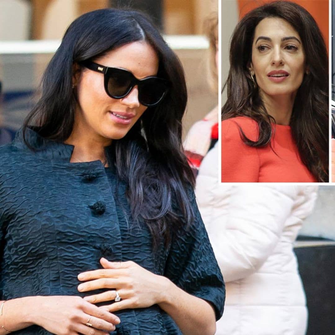 Serena Williams y Amal Clooney organizan baby shower para Meghan Markle ¡hoy!
