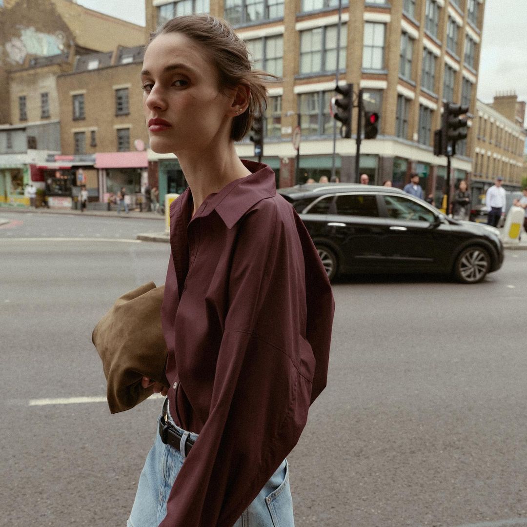Camisa de popelín de Zara