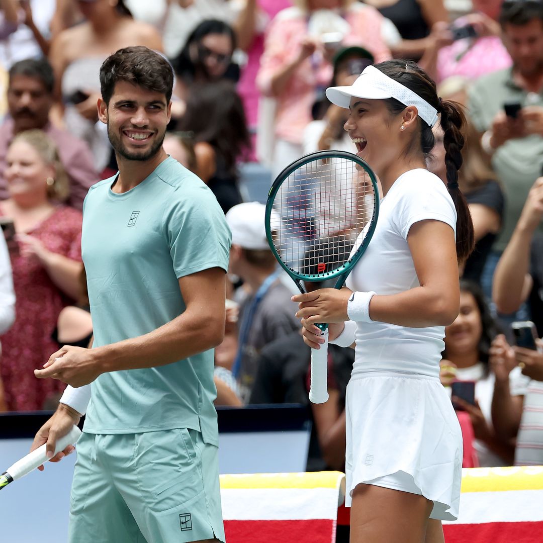 La química y cercanía de Carlos Alcaraz y Emma Raducanu sigue dando que hablar en el US Open