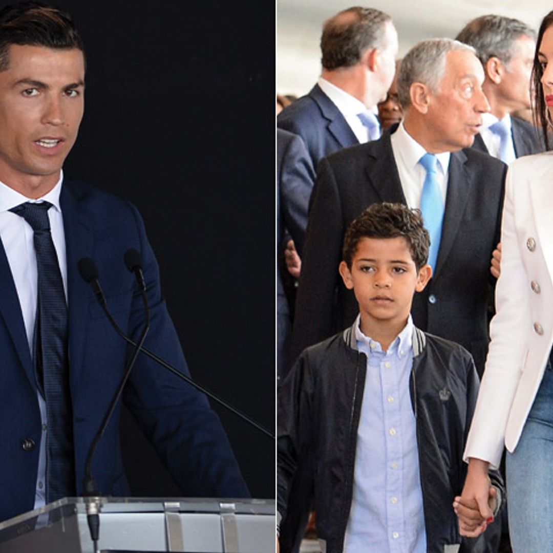 Georgina, bienvenida al Aeropuerto Cristiano Ronaldo de Madeira