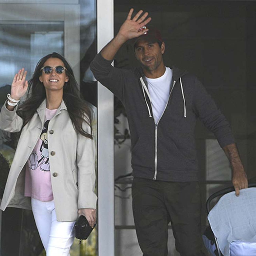 Ana Boyer y Fernando Verdasco llevan a su hijo Miguel a una revisión médica