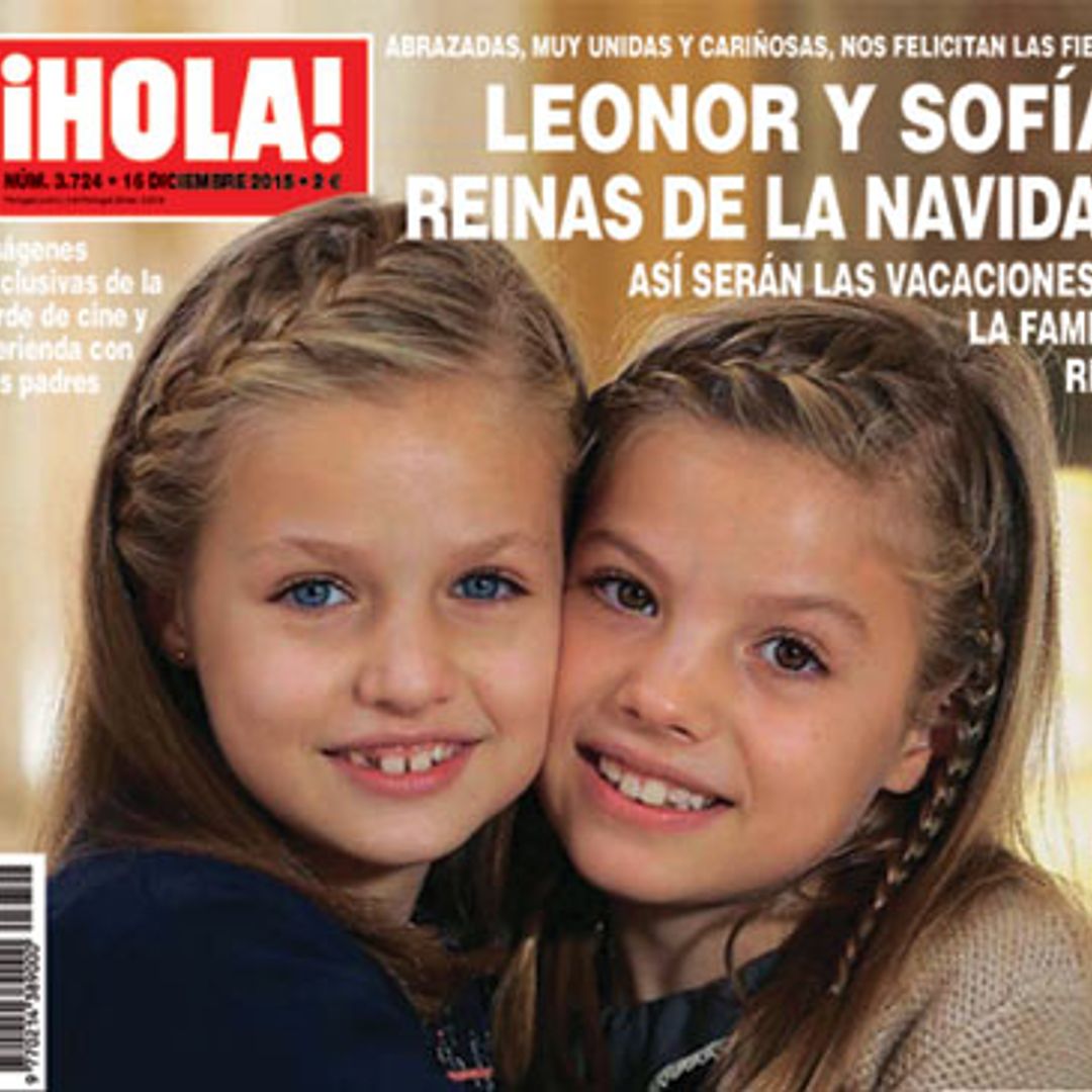 En ¡HOLA!, Leonor y Sofía, reinas de la Navidad: así serán las vacaciones de la Familia Real