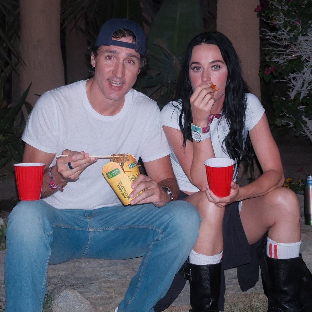 De primer ministro a festivalero: la imagen de Justin Trudeau con Katy Perry en Coachella que no deja de sorprender