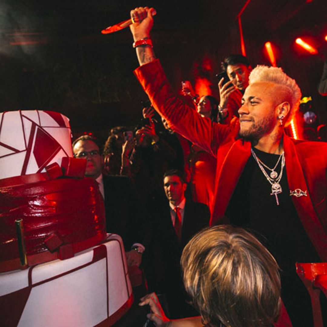 ¡Con una tarta gigante! Así ha sido la impresionante fiesta de cumpleaños de Neymar