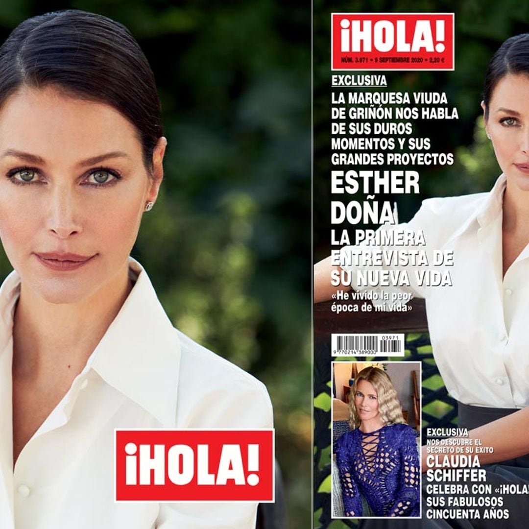 Exclusiva en ¡HOLA!: Esther Doña, la primera entrevista de su nueva vida