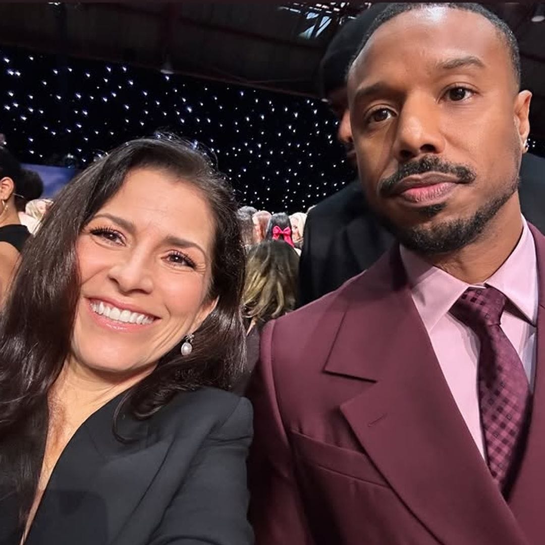 Alessandra Rosaldo no perdió la oportunidad de posar al lado de Michael B Jordan