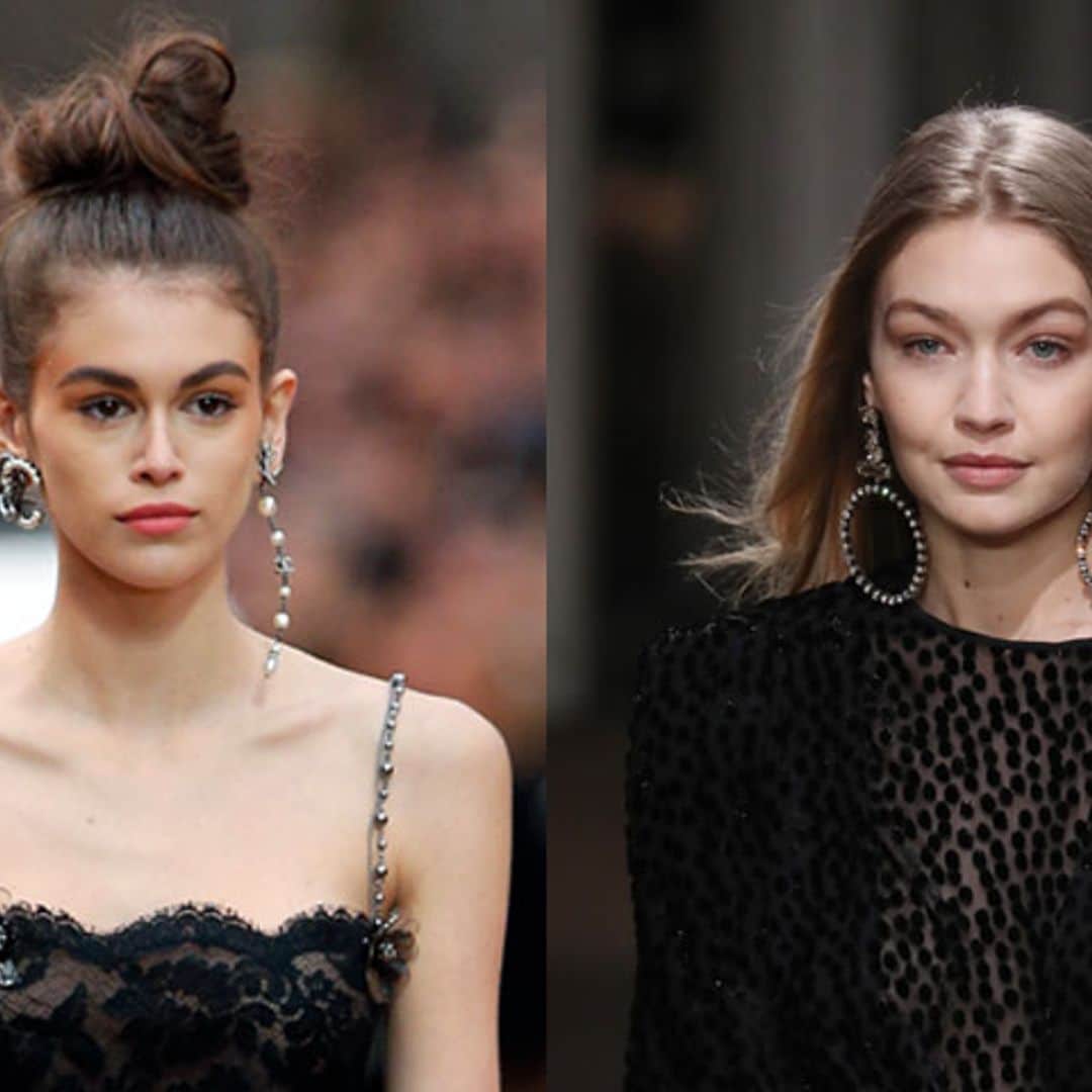 Kaia Gerber y Gigi Hadid se transforman en 'retroaliens' de Jackie Kennedy