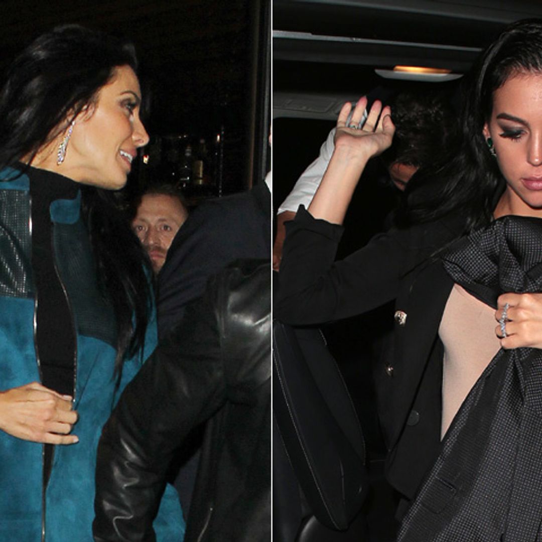 Después de la gala… Pilar Rubio y Georgina Rodríguez se van de cena con sus chicos